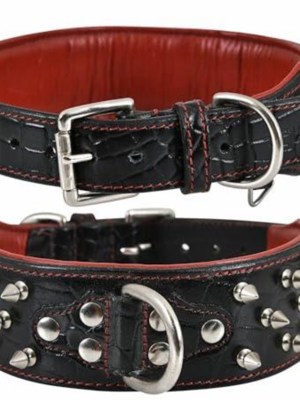 Leather Studded Dog Collar